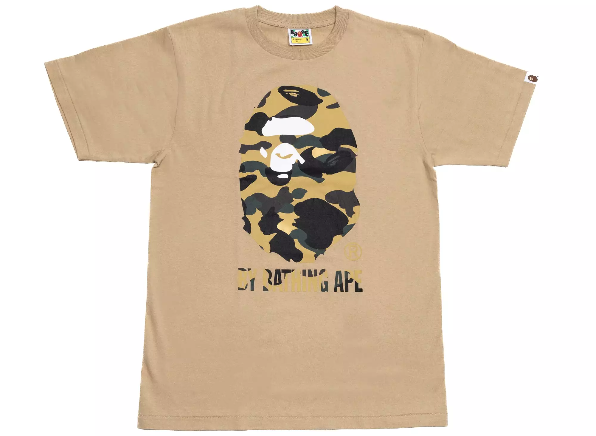 A Bathing Ape 1st Camo by Bathing Ape Tee in Beige xld