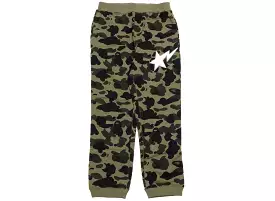 A Bathing Ape 1st Camo Sweatpants in Green xld