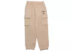 A Bathing Ape A Rising Bape Military Sweatpants in Ivory xld