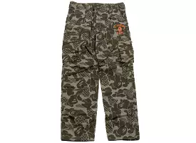 A Bathing Ape Asia Camo Army Pants in Olive xld