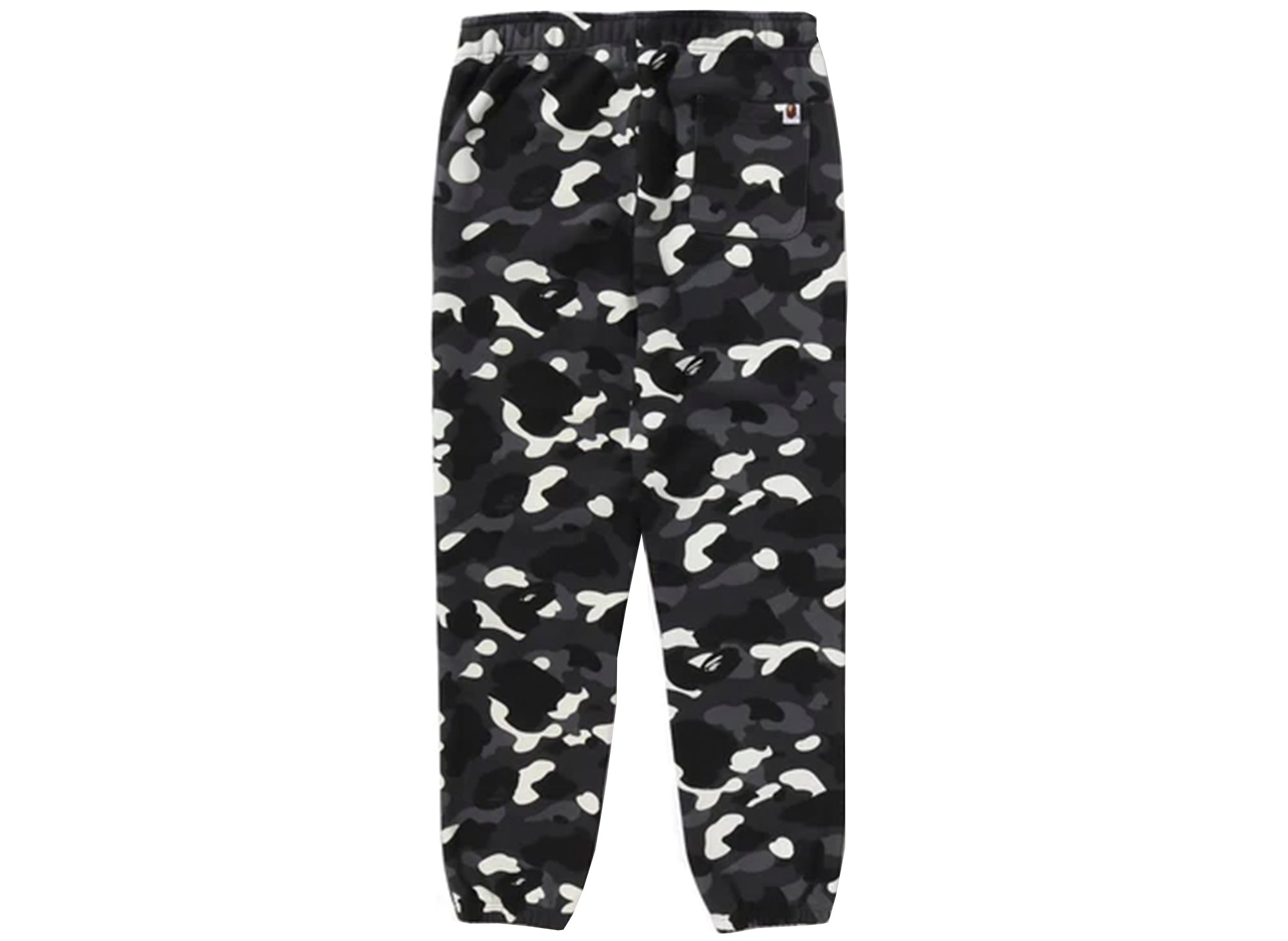 A Bathing Ape City Camo Shark Sweatpants in Black xld