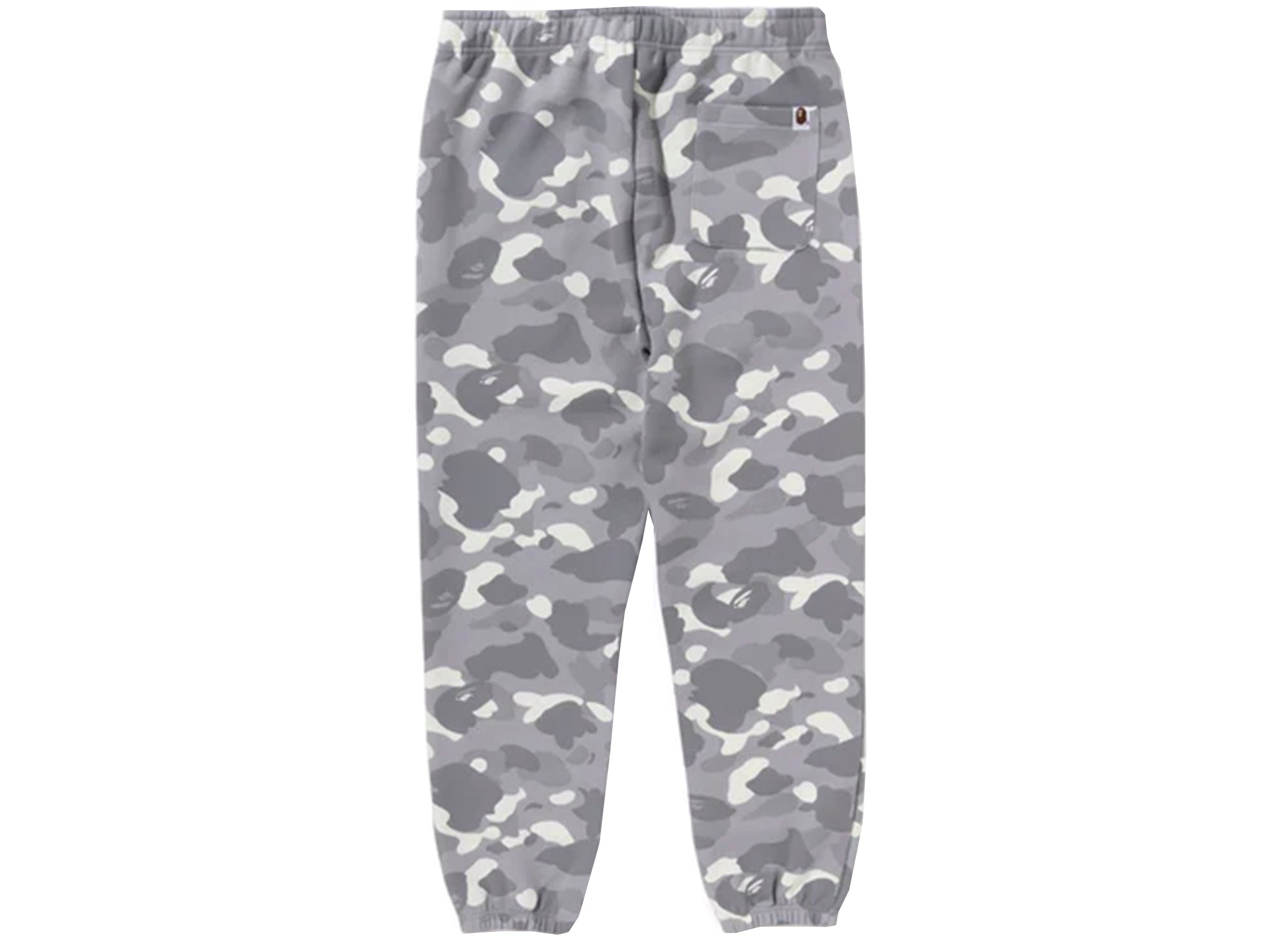 A Bathing Ape City Camo Shark Sweatpants in Grey xld