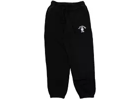 A Bathing Ape College One Point Overdye Pants in Black