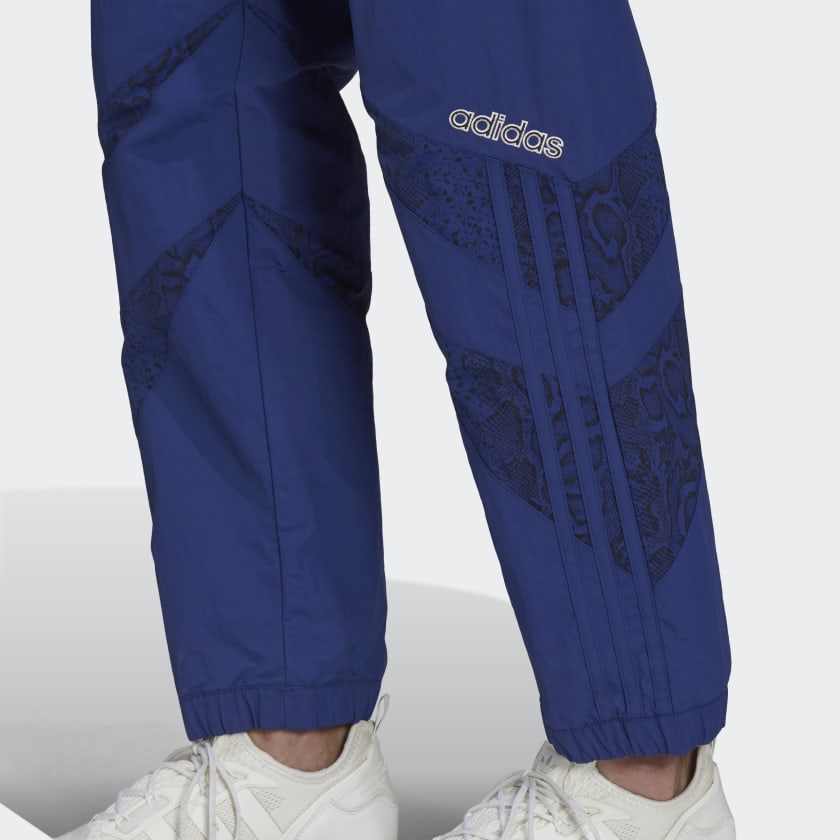 Adidas Originals SPRT Animal Print Track Pants - Blue