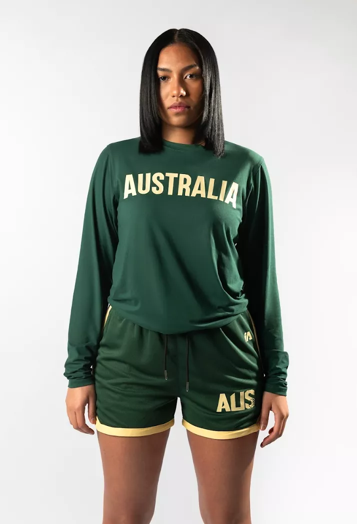 Australian Opals 2023 Women's Casual Shorts - Green