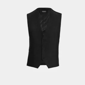 Black corduroy essential Waistcoat