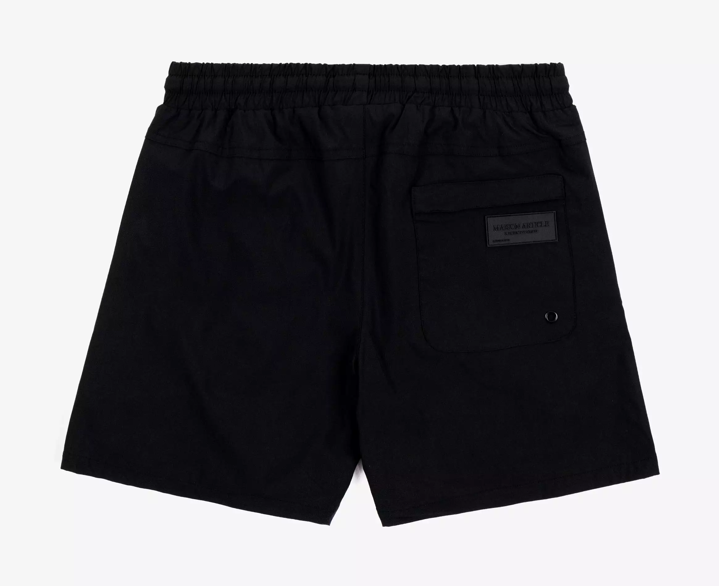 Black Strech Hybrid Mens Shorts (Black)