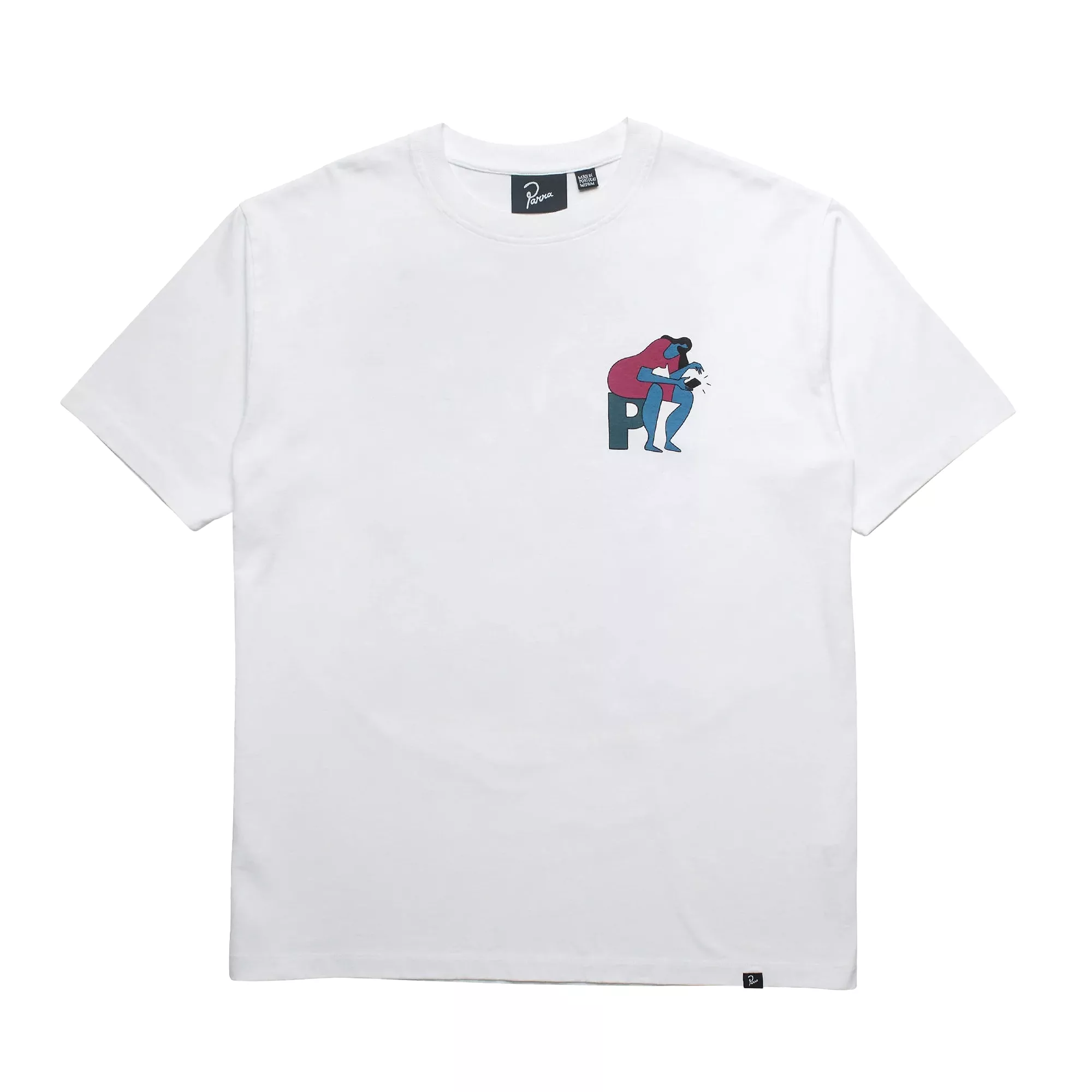 By Parra Insecure Days T-Shirt White 50200