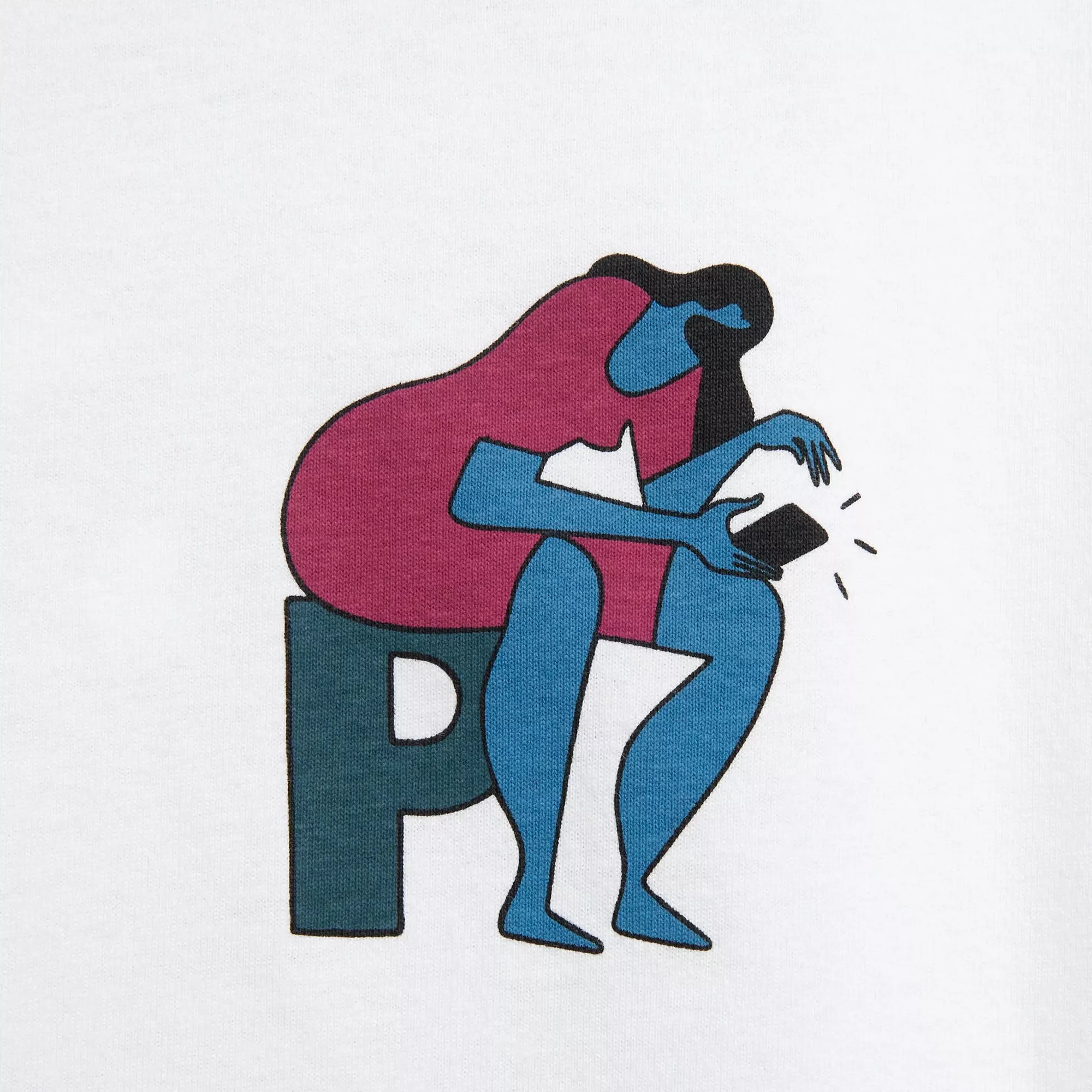 By Parra Insecure Days T-Shirt White 50200