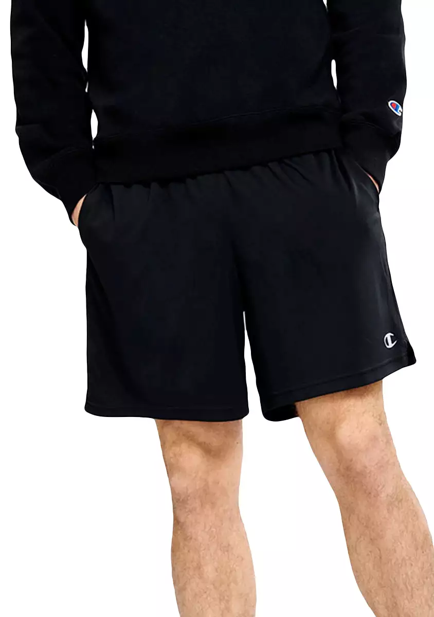 CHAMPION MEN'S CORE TRAINING BLACK SHORTS 7