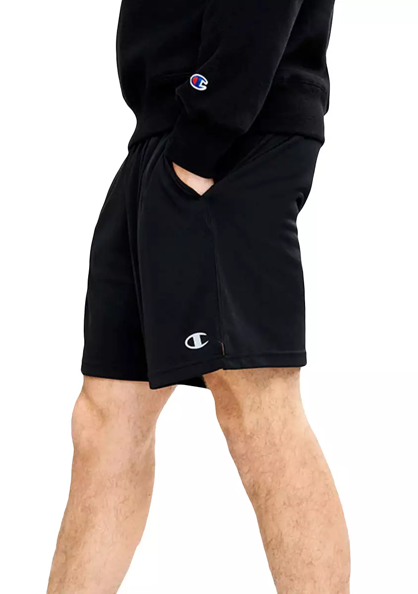 CHAMPION MEN'S CORE TRAINING BLACK SHORTS 7