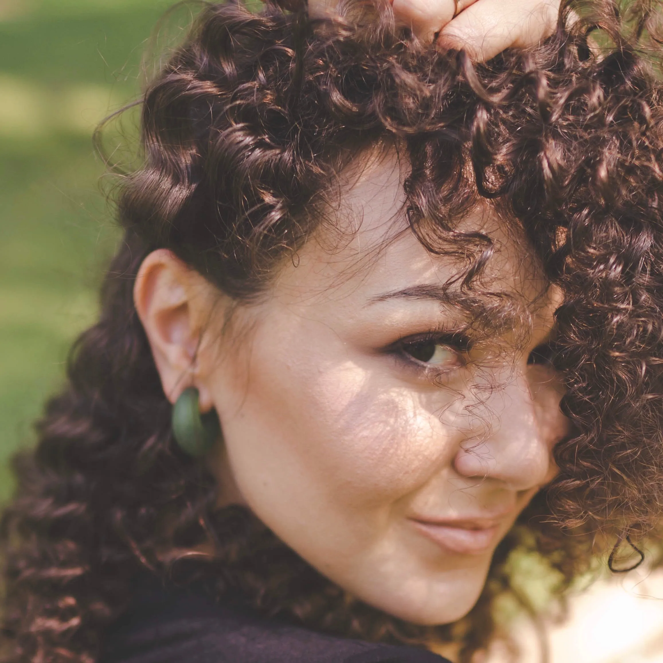 Chunky Snail Shell Hoop Earrings