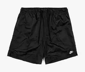 Club Flow Woven Mens Shorts (Black/White)