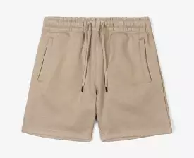 Fleece Mens Shorts (Beige)