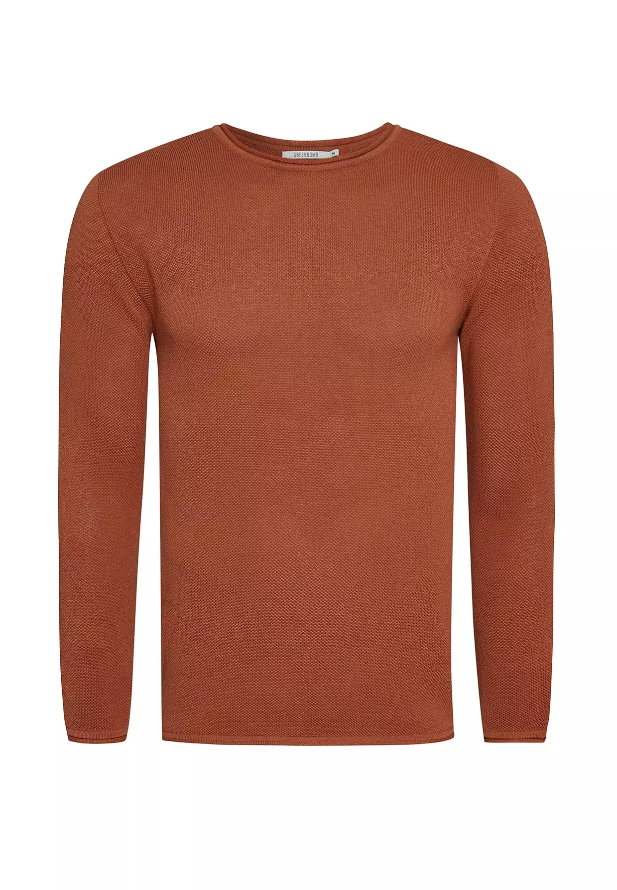 Greenbomb Men's Burned Orange Catch Jumper