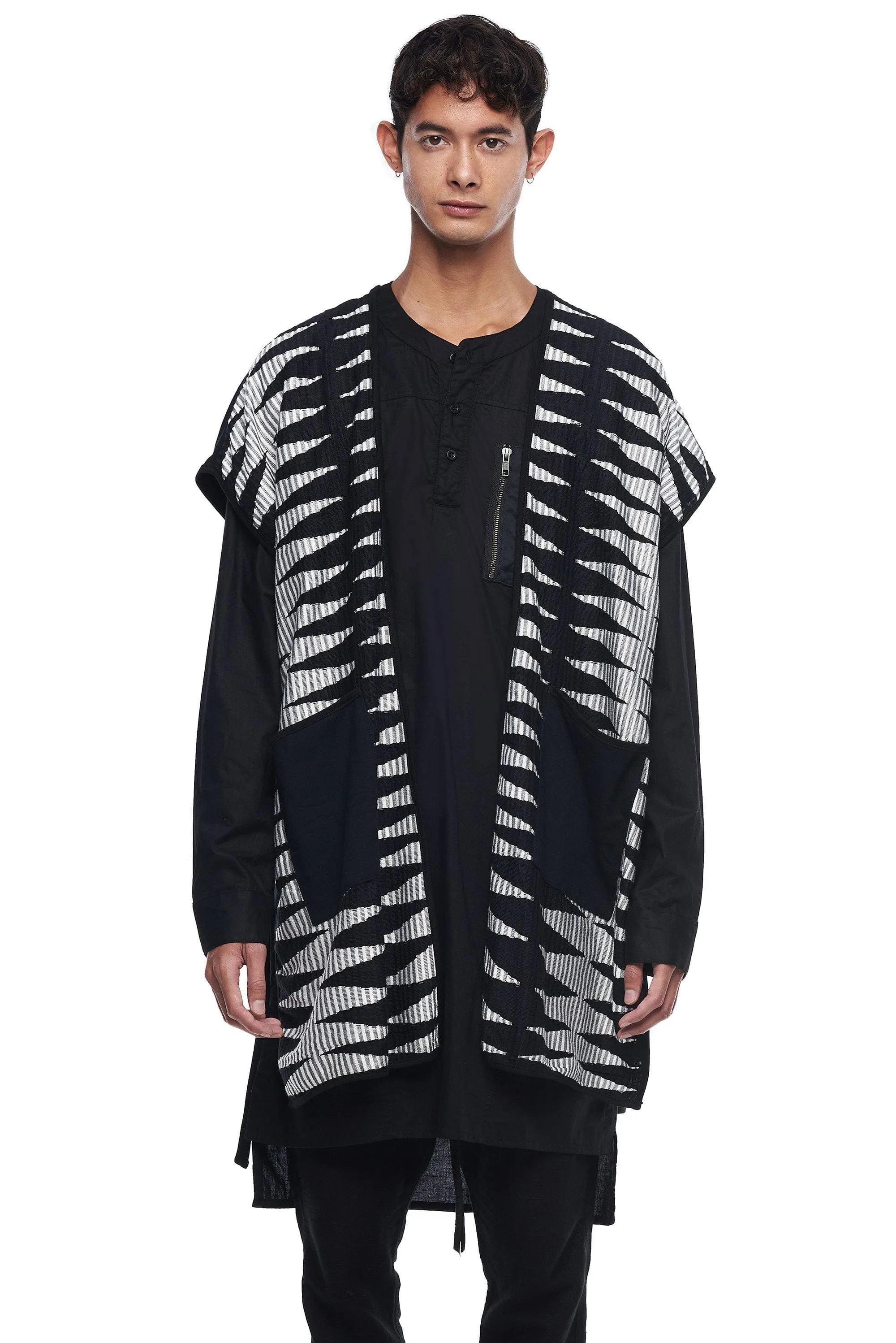 IKAT PONCHO VEST