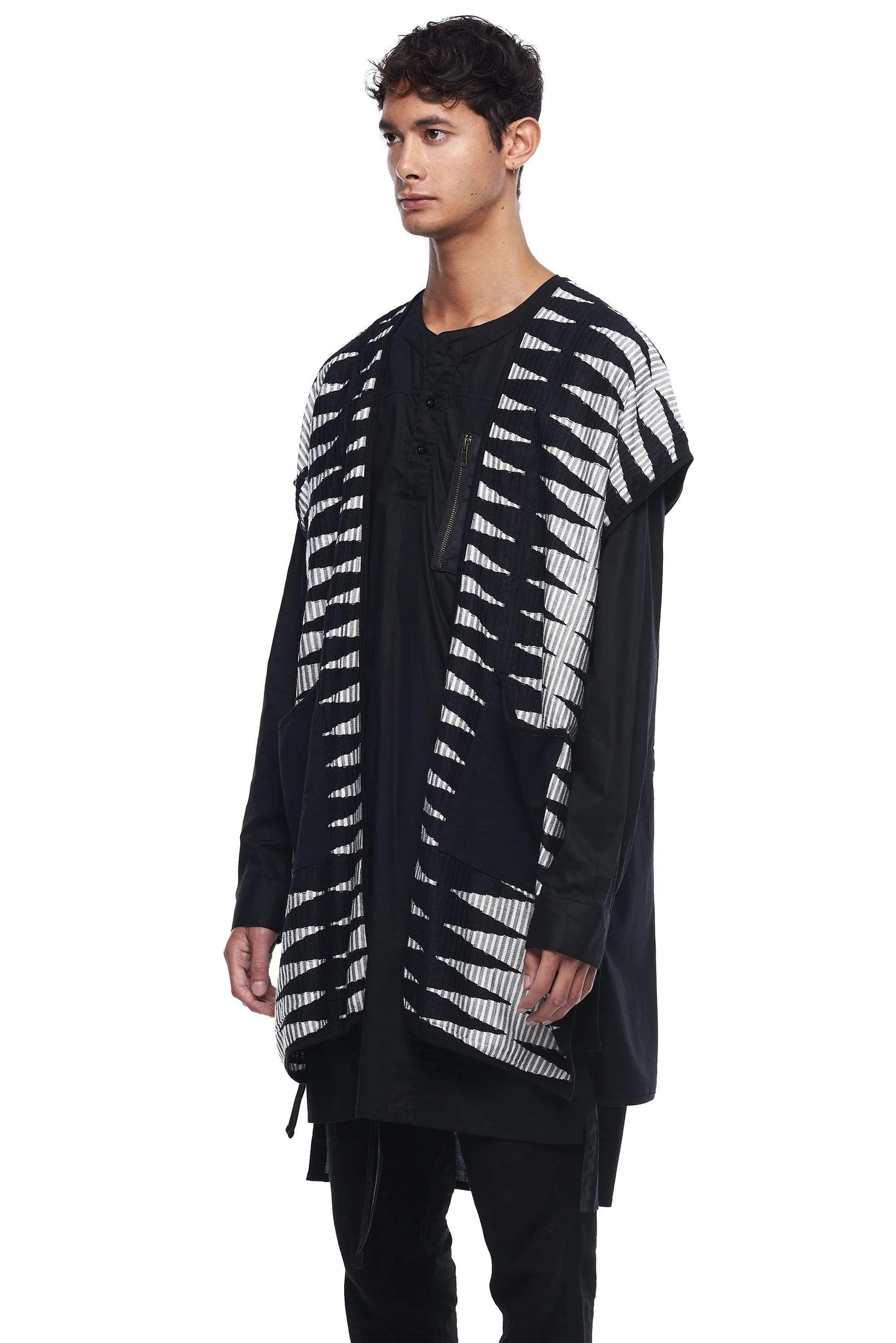 IKAT PONCHO VEST