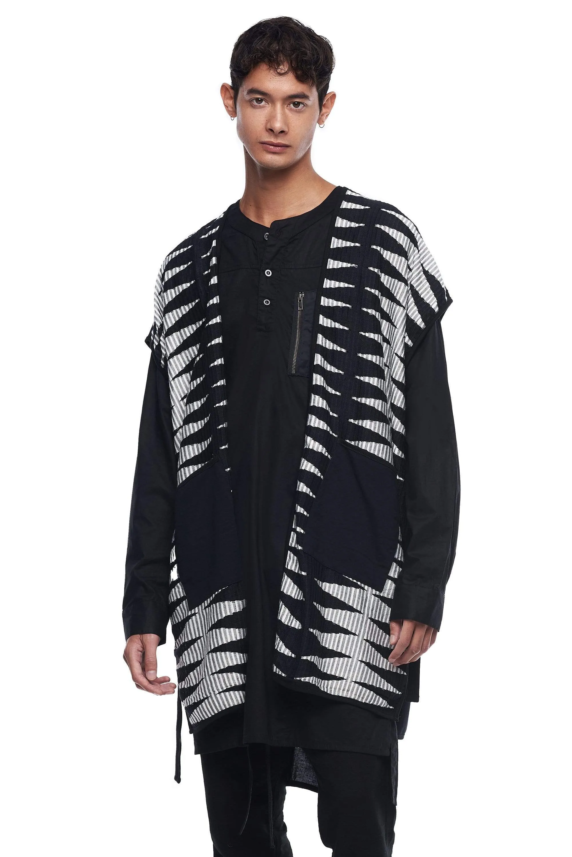 IKAT PONCHO VEST