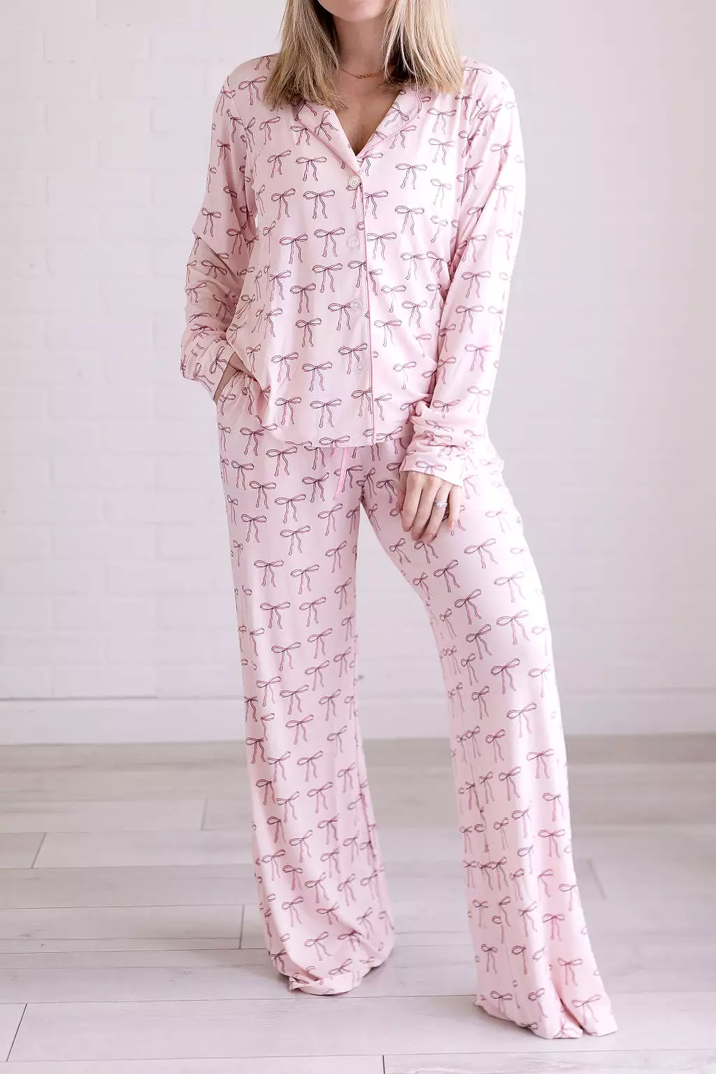 In My Jammers Bow Women’s L/S 2pc PJ Set