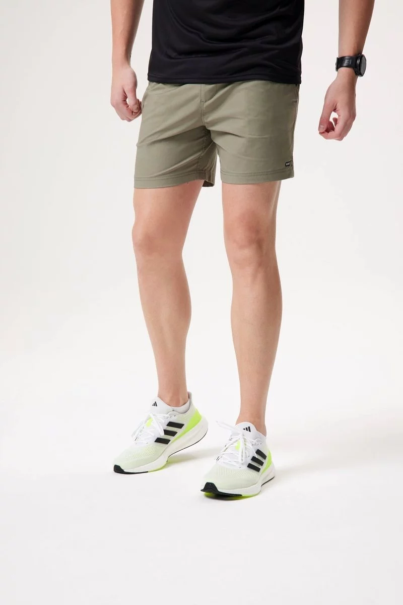 INSPORT MEN'S BONDI GYM MILITARY GREEN SWIM SHORTS