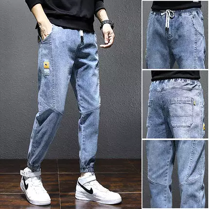 INSTOCK-Jeans men's autumn and winter trendy brand workwear loose