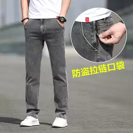 INSTOCK - Jeans men's loose straight-leg men's trousers high-end