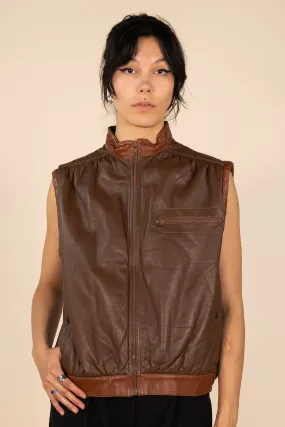 Leather Waistcoat | ThriftTale