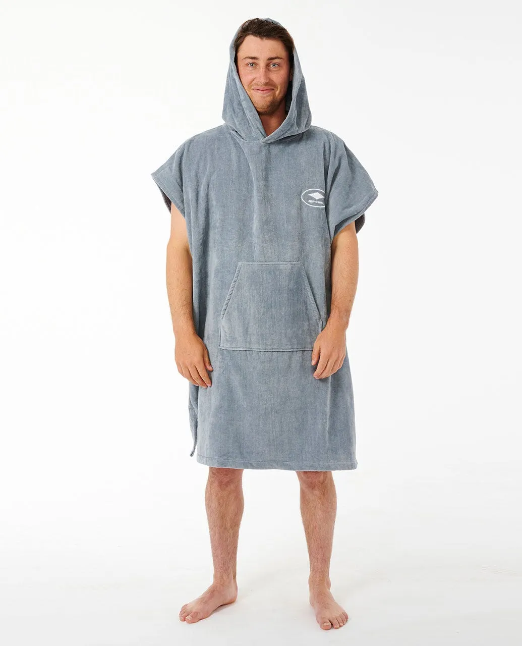 Logo hooded Poncho