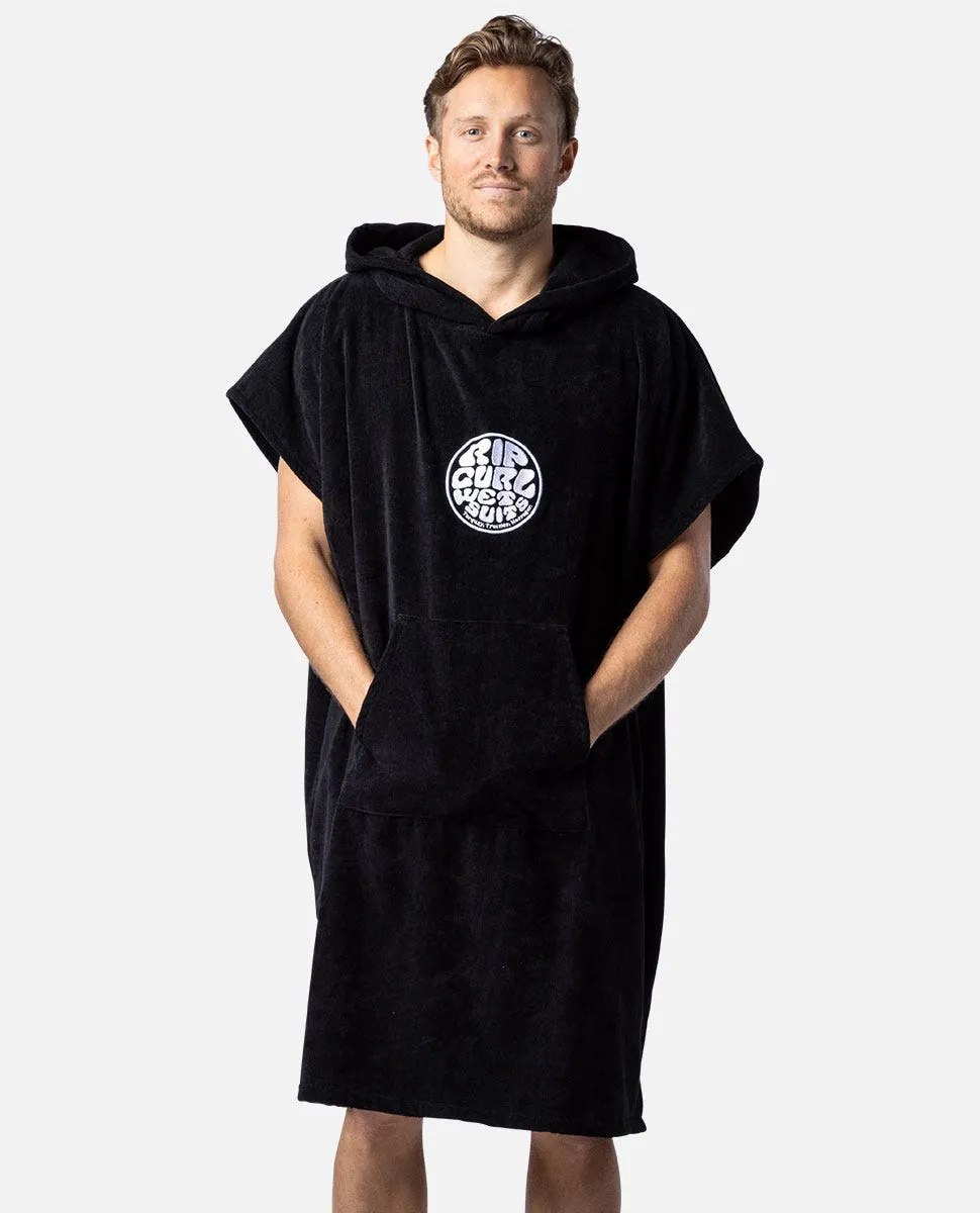 Logo hooded Poncho