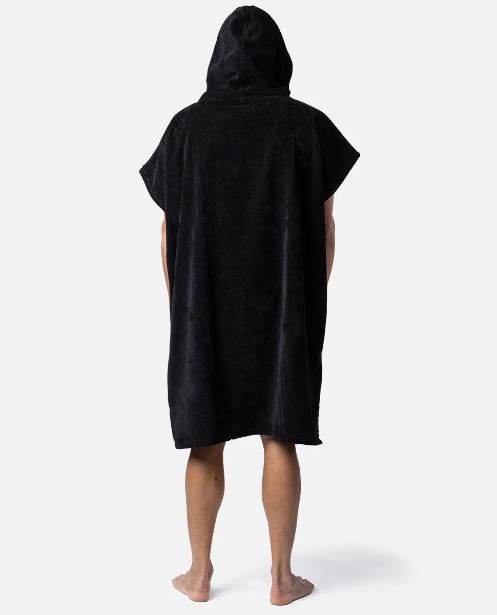 Logo hooded Poncho