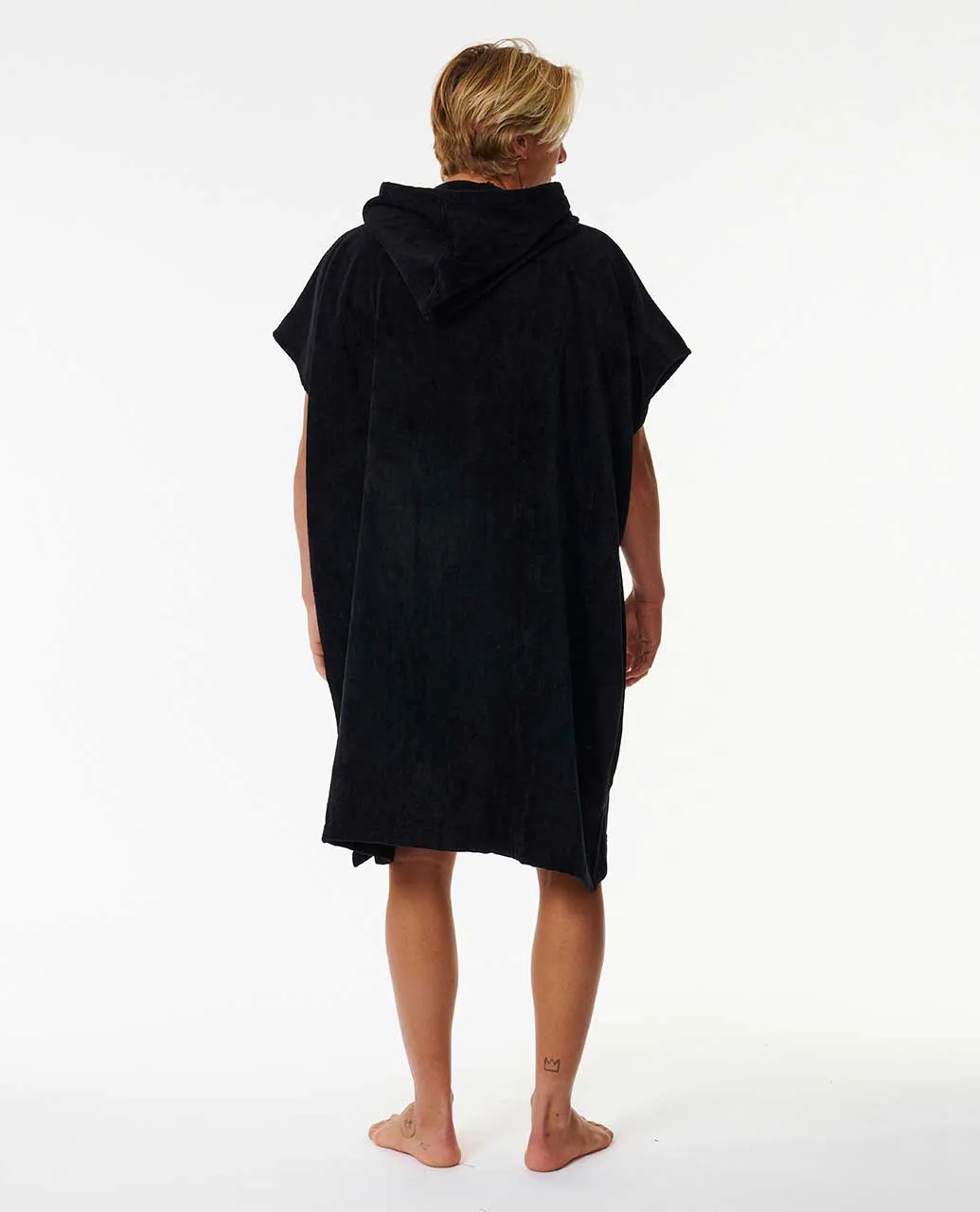 Logo hooded Poncho