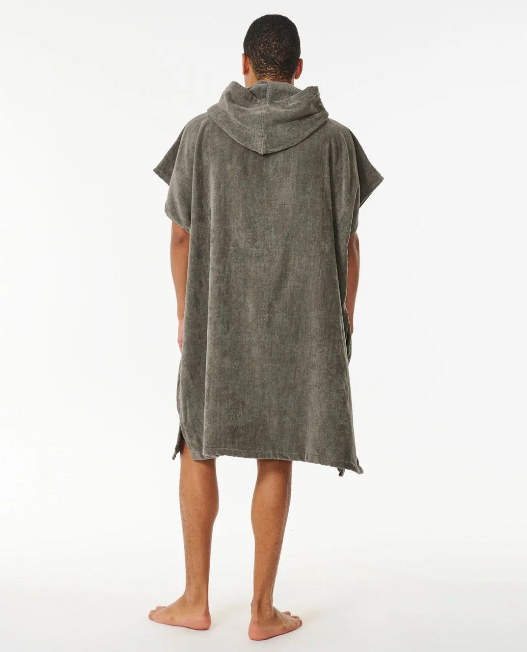 Logo hooded Poncho