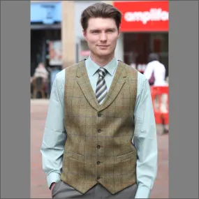 Mallalieus Heather Tweed Waistcoat