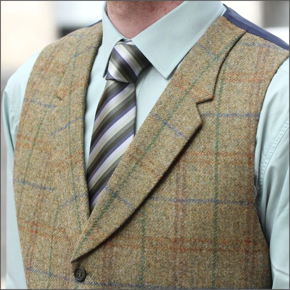 Mallalieus Heather Tweed Waistcoat