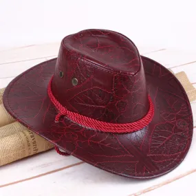 Men and Women Retro Western Geometric Pattern Riding Cowboy Hat