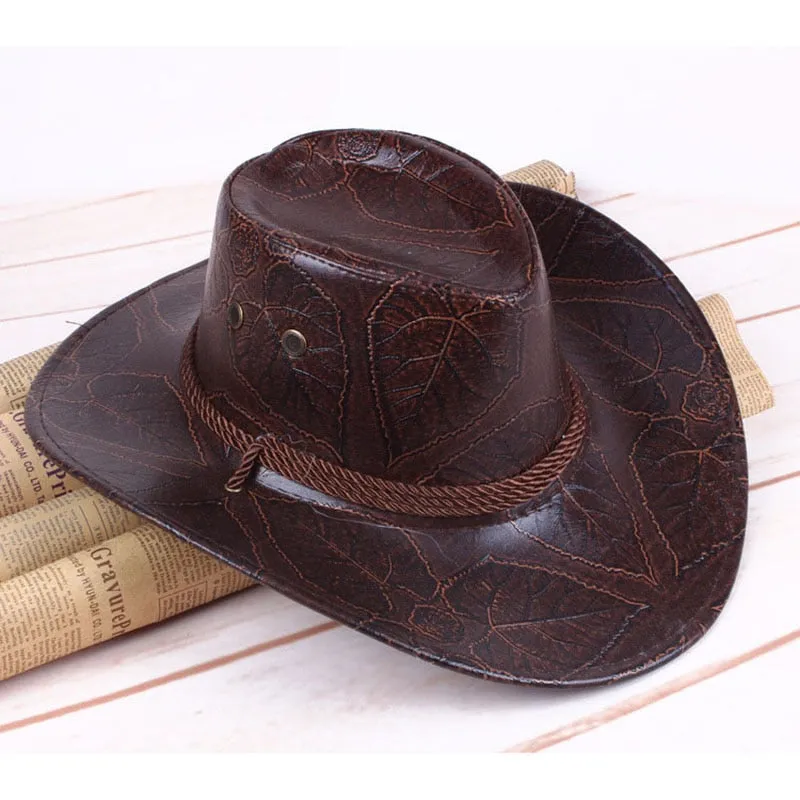 Men and Women Retro Western Geometric Pattern Riding Cowboy Hat