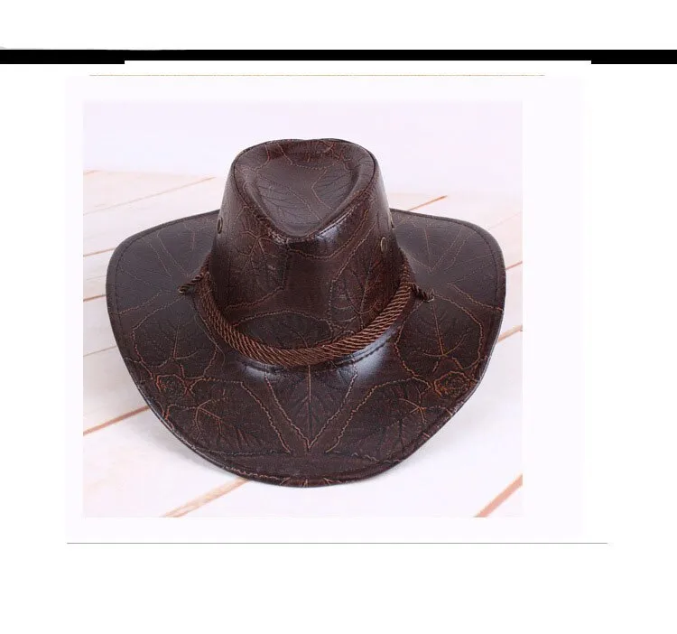 Men and Women Retro Western Geometric Pattern Riding Cowboy Hat