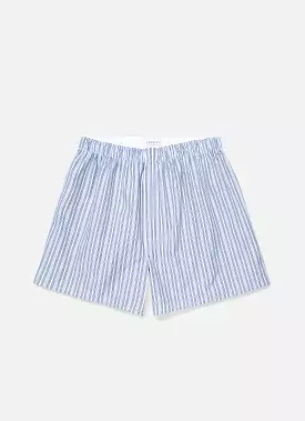 Men's Classic Boxer Shorts in Blue Stripe