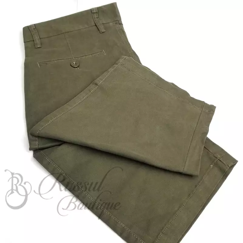 Men's smart Shorts | Army Green