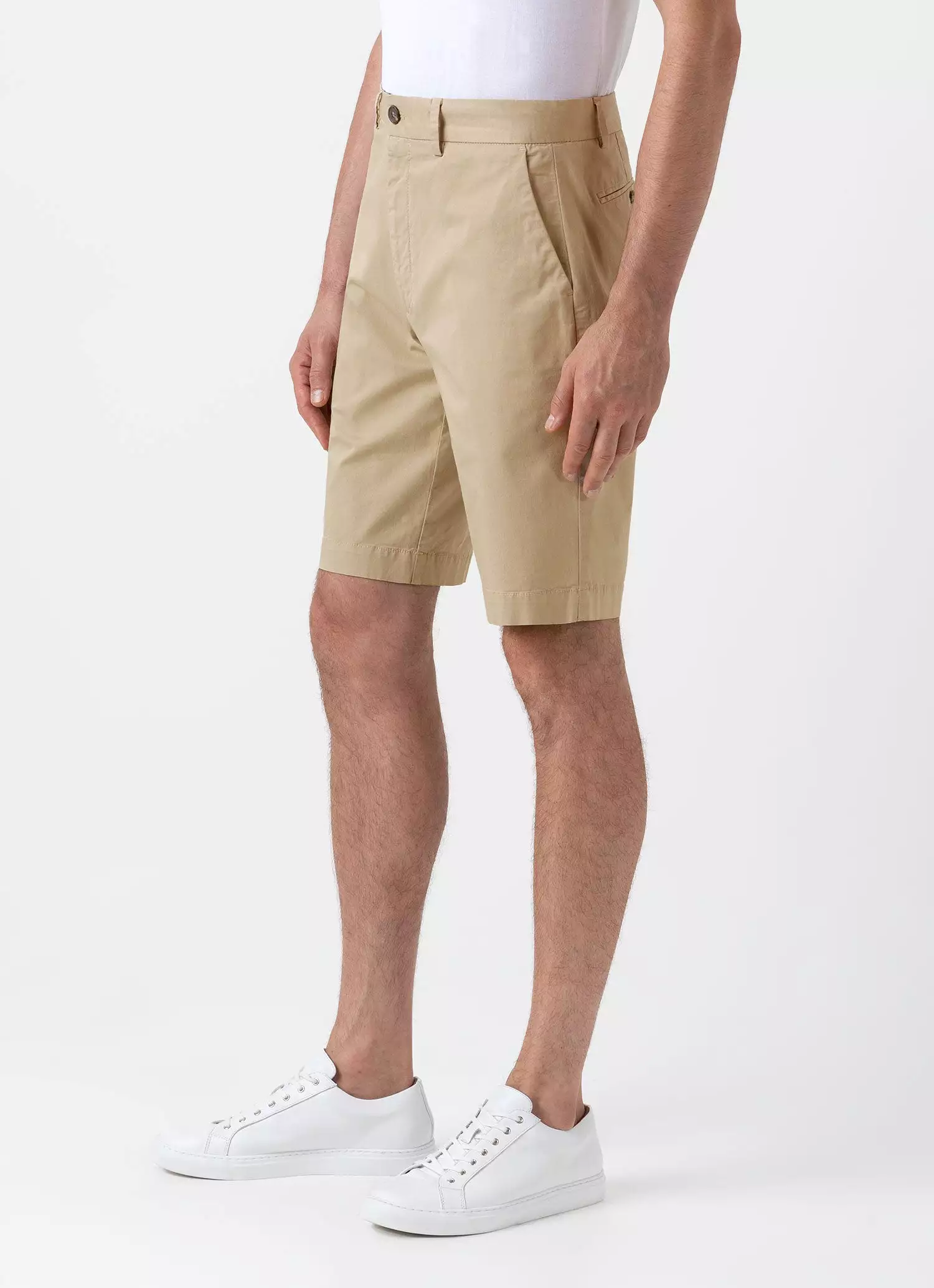 Men's Stretch Cotton Twill Chino Shorts