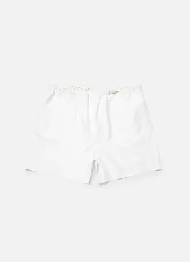 Men's Sunspel x Nigel Cabourn Ripstop Army Short in Off White