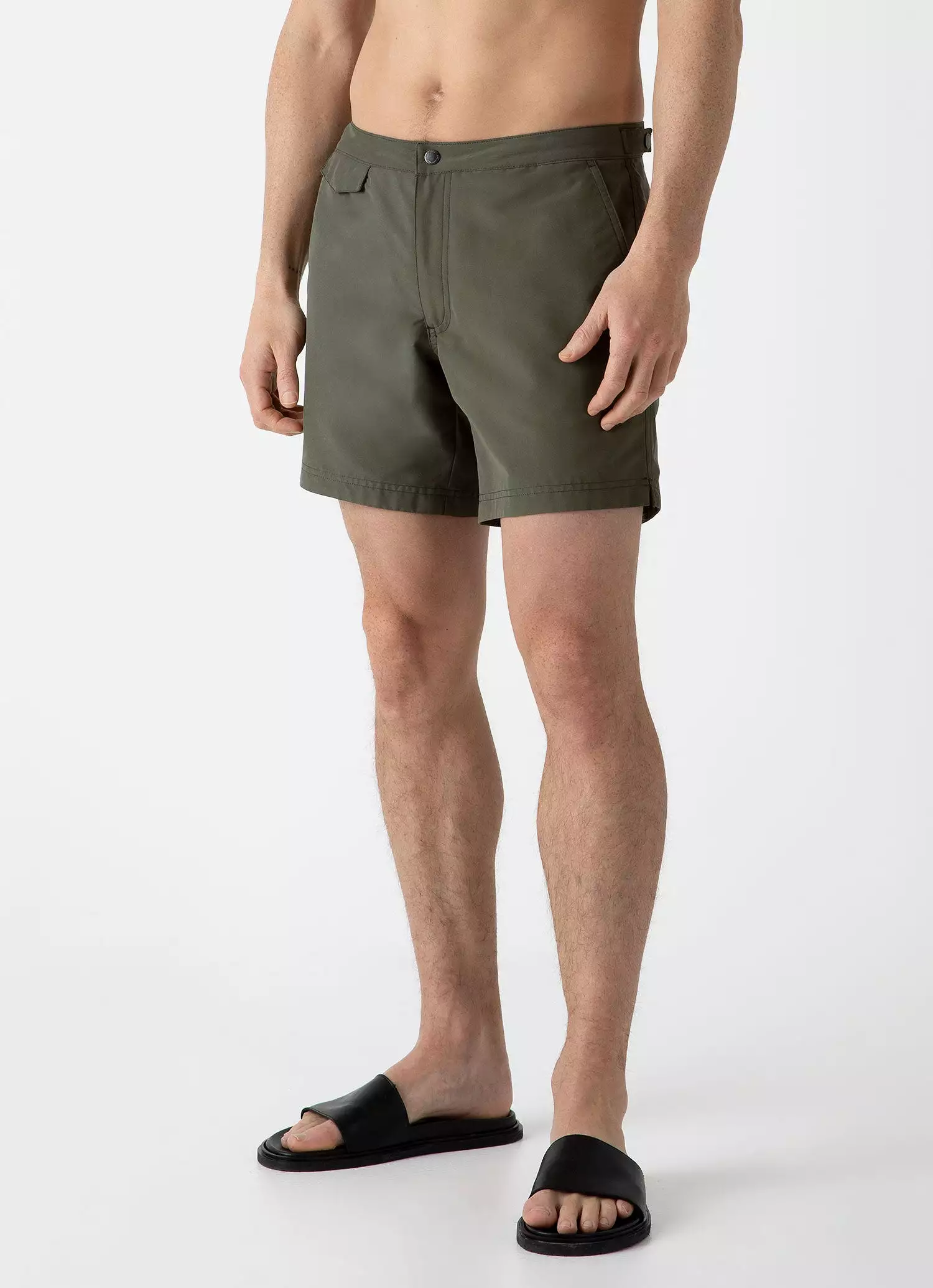 Men's Tailored Swim Shorts in Hunter Green