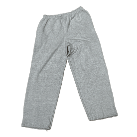 Men's •PowerTek Athletic• HW Fleece Performance Pant - Open Leg Cuff gray large