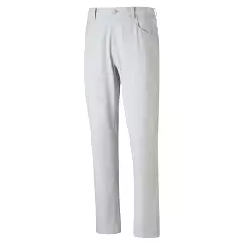 Puma Men's Dealer 5 Pocket Golf Pants - Ash Gray