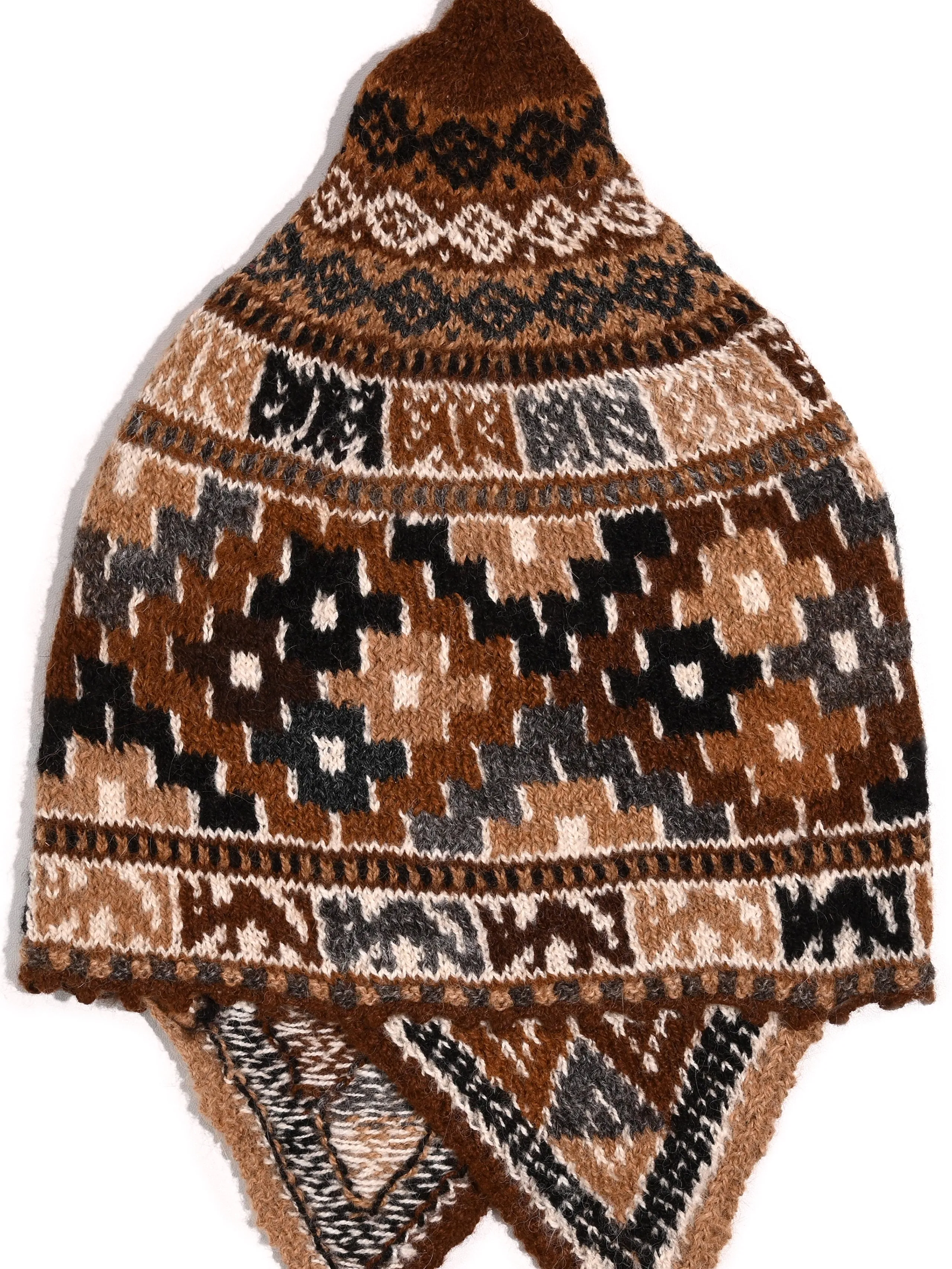 Q'ero Alpaca Knit Chullo Cap