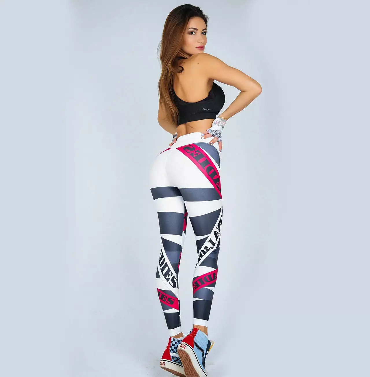 Sexy Women Yo-ga Pants Women Leggings Workout Sports Running Leggings Sexy Push Up Gym Wear High Waist Fringe Elastic Slim Pants