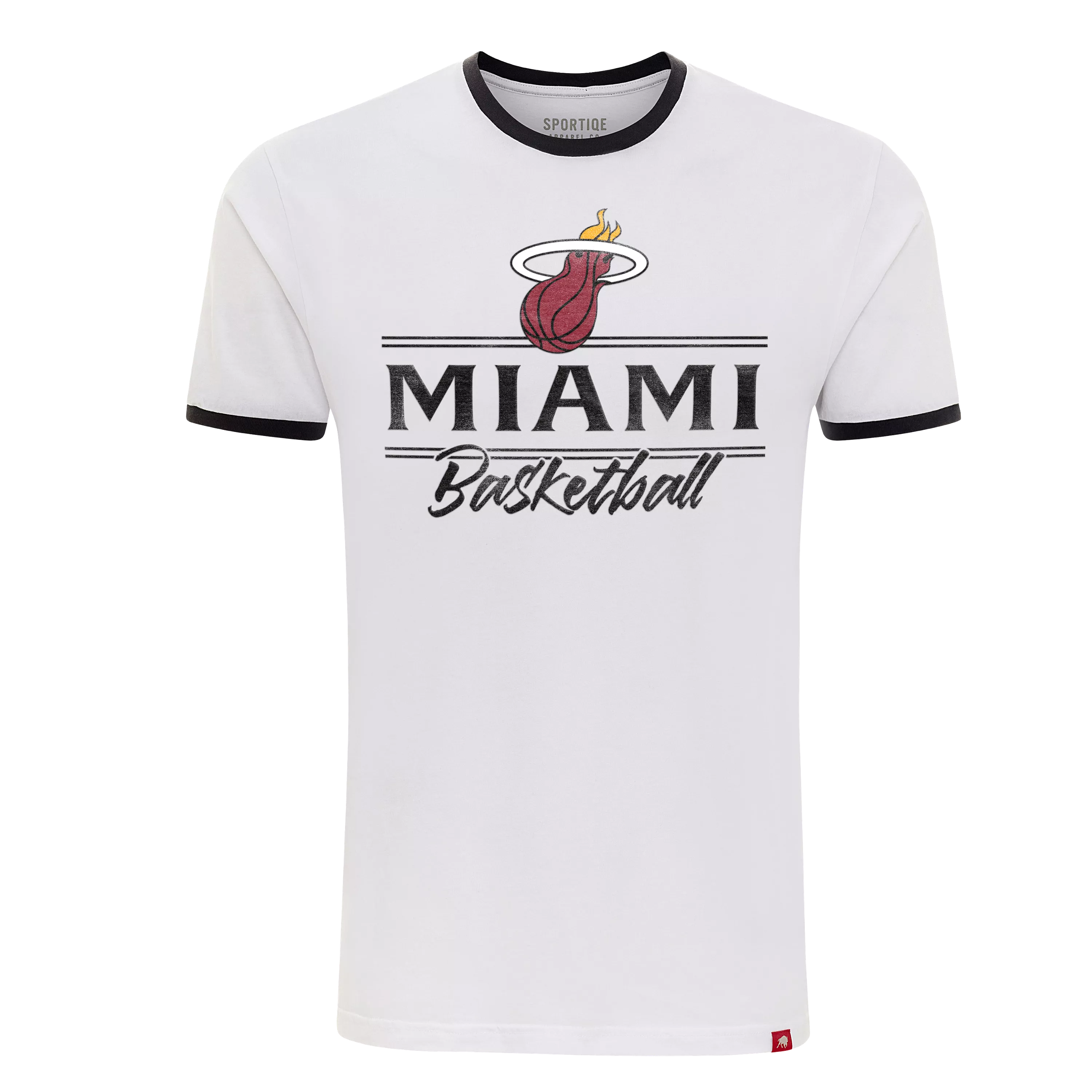 Sportiqe Miami HEAT Renton Ringer Tee