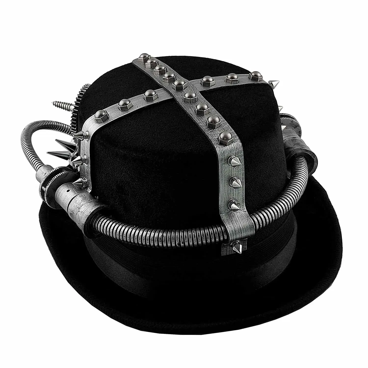 Steampunk Style Goggles Skull Decor Novelty Costume Cosplay Top Hat