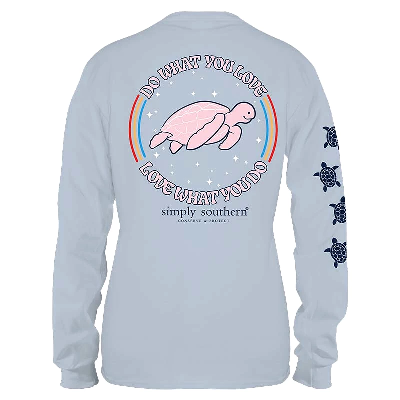 Turtle Tracking Do What You Love Long Sleeve T-Shirt