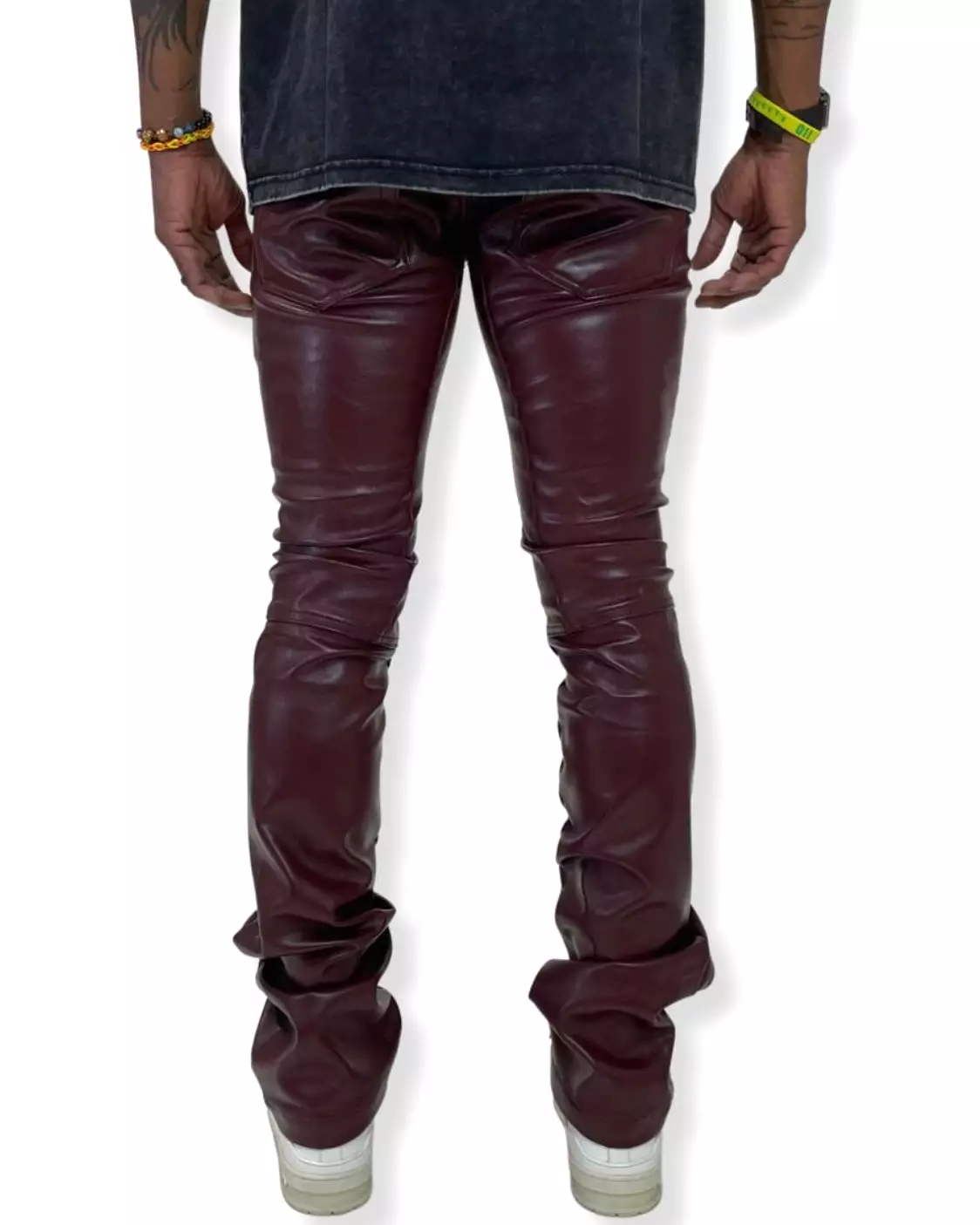 Vegan Leather Rider Pant